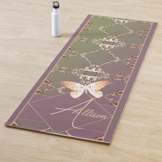 Roos Vlinder Monogram Yoga Mat (In situ)
