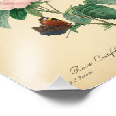  Roos vlinderroze aanjager door roodoute kunst Foto Afdruk (Hoek)