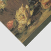 Roos Vloer Bouquet Gold Floral Tissuepapier (Detail)