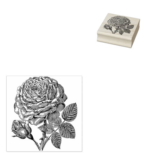 Roos Vloerrubber Stempel (Gestempeld)