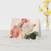  Roos VloerWenskaart Kaart (Gele Bloem)