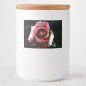 roos voedselcontainer etiket (Voorkant)