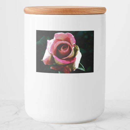 roos voedselcontainer etiket (Voorkant)