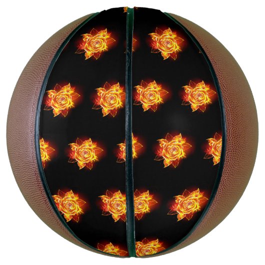 Roos voor bloei basketbal (Verticaal)