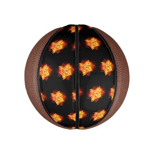 Roos voor bloei basketbal (Verticaal)