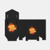 Roos voor bloei bedankdoosjes (Uitgevouwen)