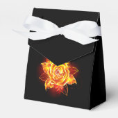 Roos voor bloei bedankdoosjes (Voorkant Zijde)