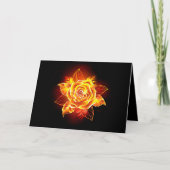 Roos voor bloei bedankkaart (Voorkant)