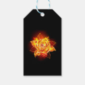 Roos voor bloei cadeaulabel (Voorkant)