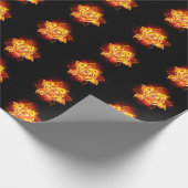 Roos voor bloei cadeaupapier (Hoek)