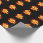 Roos voor bloei cadeaupapier (Hoek)