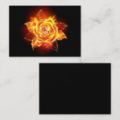 Roos voor bloei contactkaartje (Voorkant / Achterkant)