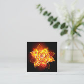 Roos voor bloei contactkaartje (Staand voorkant)