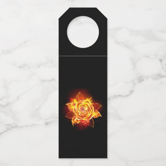 Roos voor bloei flessenhanger (Voorkant)