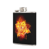 Roos voor bloei heupfles (Links)