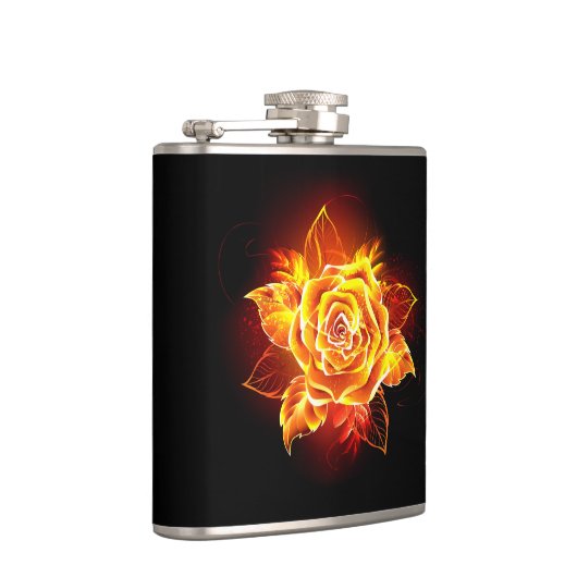 Roos voor bloei heupfles (Rechts)