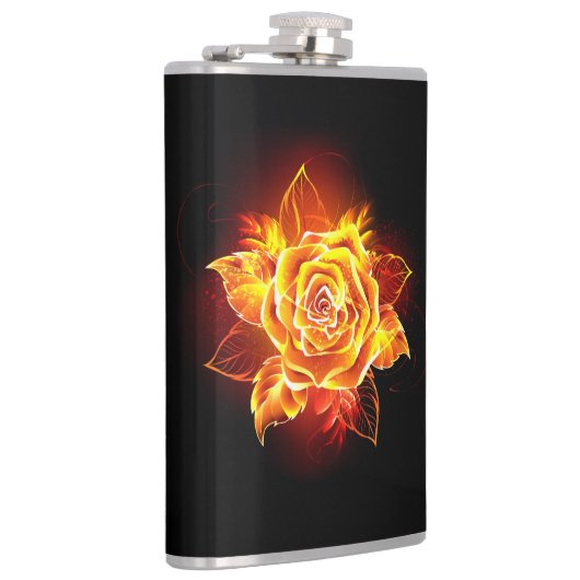 Roos voor bloei heupfles (Rechts)