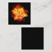 Roos voor bloei informatiekaartje (Voorkant / Achterkant)