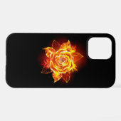 Roos voor bloei iPhone hoesje (Achterkant horizontaal)