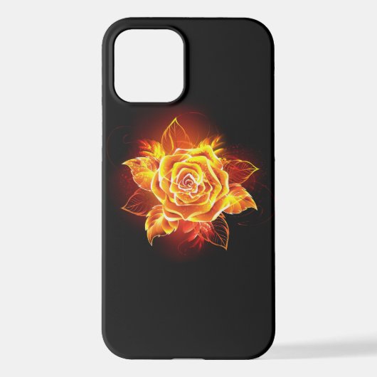 Roos voor bloei iPhone hoesje (Achterkant)
