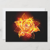 Roos voor bloei kaart (Voorkant)