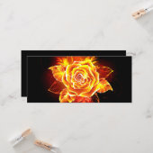 Roos voor bloei kaart (Voorkant / Achterkant in situ)