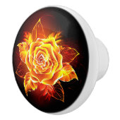 Roos voor bloei keramische knop (Rechts)