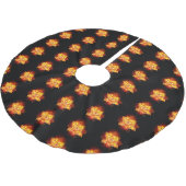 Roos voor bloei kerstboom rok (Gekanteld)