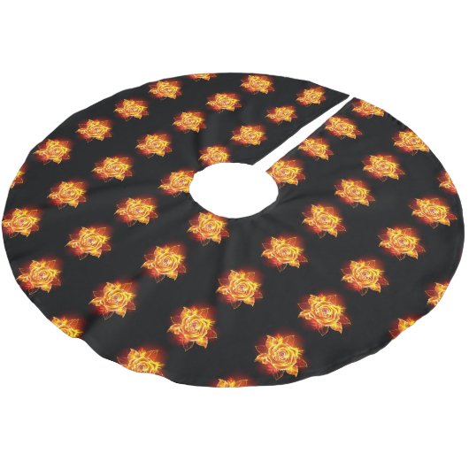 Roos voor bloei kerstboom rok (Gekanteld)