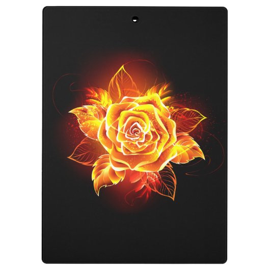 Roos voor bloei klembord (Achterkant)