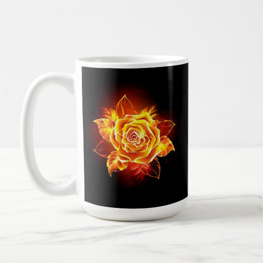 Roos voor bloei koffiemok (Links)