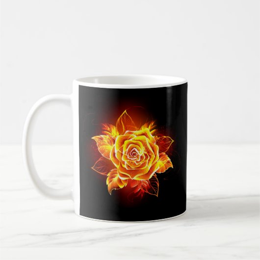 Roos voor bloei koffiemok (Links)