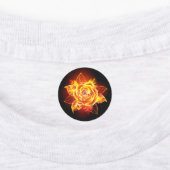 Roos voor bloei labels (Aangebracht)