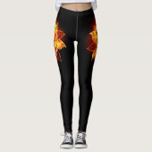 Roos voor bloei leggings (Voorkant)