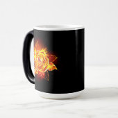 Roos voor bloei magische mok (Voorkant links)