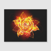 Roos voor bloei magnetische uitnodiging (Voorkant)