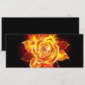 Roos voor bloei menu (Voorkant / Achterkant)