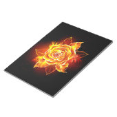 Roos voor bloei notitieblok (Schuin)