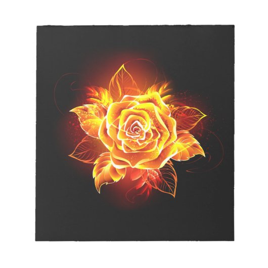 Roos voor bloei notitieblok (Voorkant)