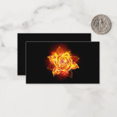 Roos voor bloei notitiekaartje (Voorkant / Achterkant in situ)