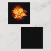 Roos voor bloei notitiekaartje (Voorkant / Achterkant)