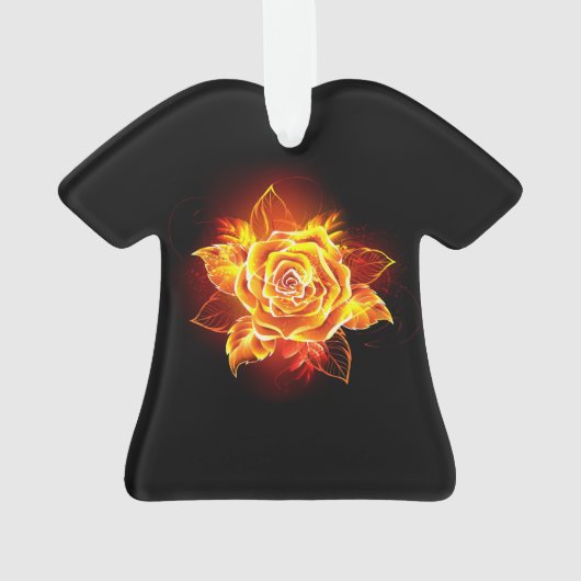 Roos voor bloei ornament (achterkant)