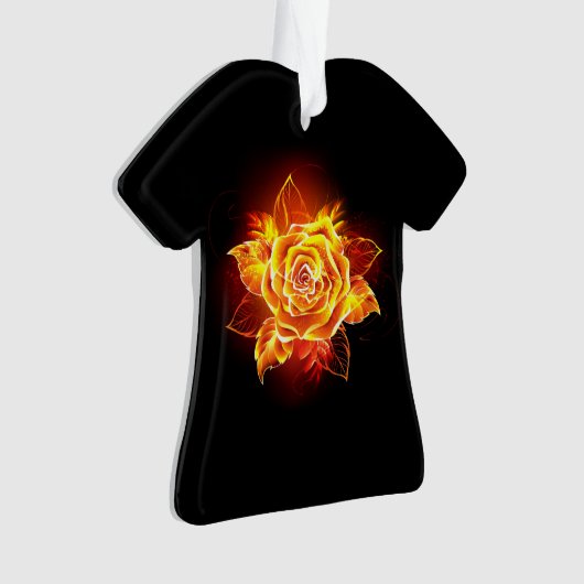 Roos voor bloei ornament (voorkant)