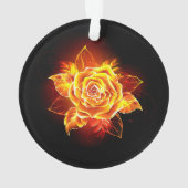 Roos voor bloei ornament (achterkant)