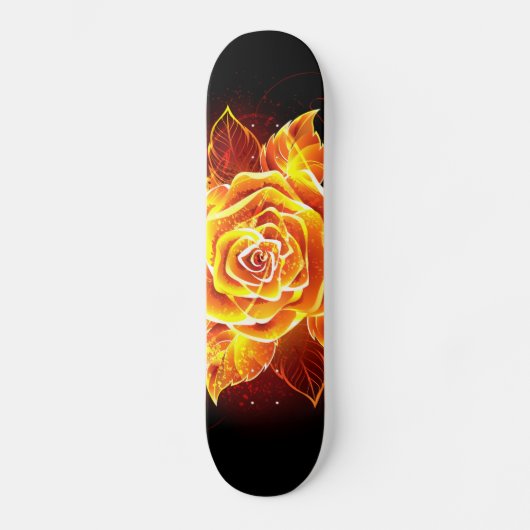 Roos voor bloei persoonlijk skateboard (Voorkant)
