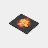 Roos voor bloei post-it® notes (Schuin)