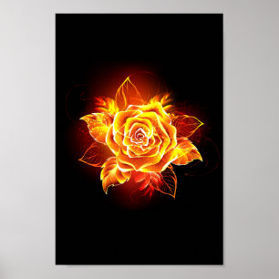 Roos voor bloei poster