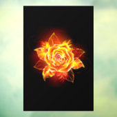 Roos voor bloei raamsticker (Vel 3)