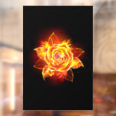 Roos voor bloei raamsticker (Vel 2)