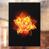 Roos voor bloei raamsticker (Vel 2)